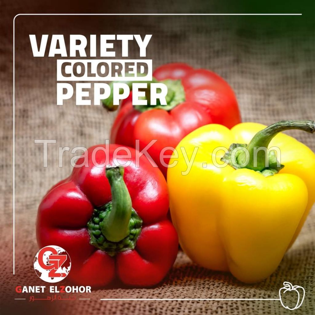 pepper colored and hot