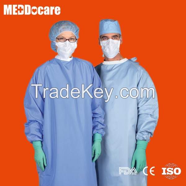 Hospital Medical Sterilized Disposable Scrubs Surgeon Surgical Gown