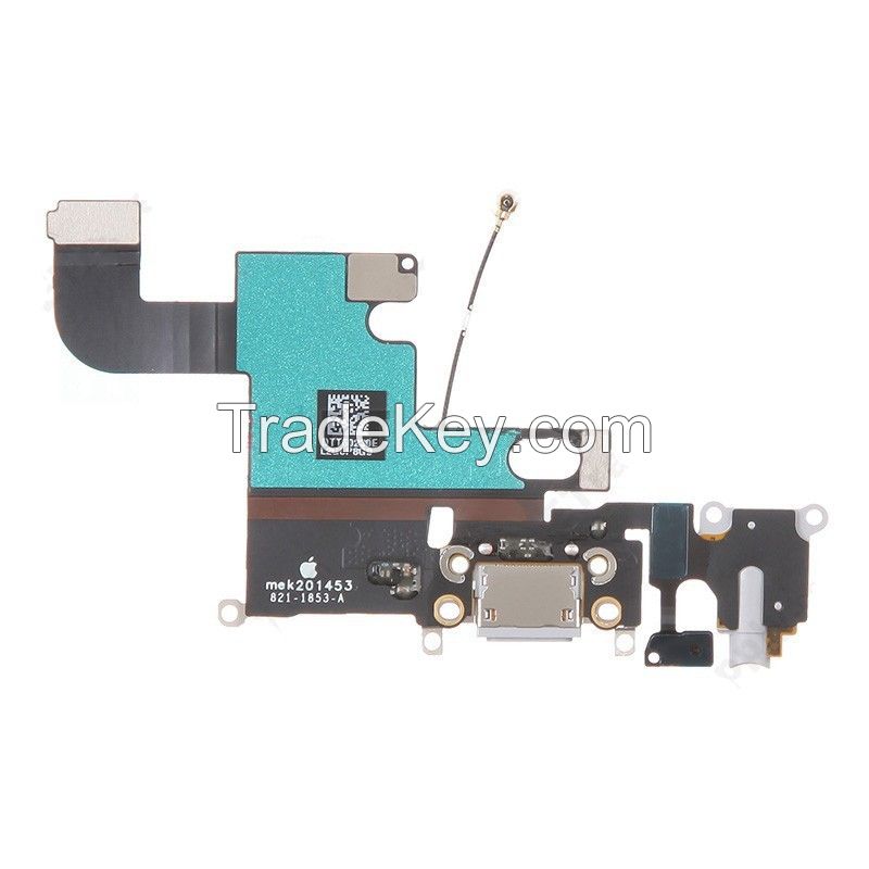 For Apple iPhone 6 Charging Port Flex Cable Ribbon Replacement - Dark Gray - IFIXPARTS.com