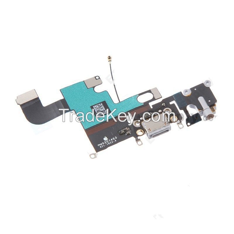 For Apple iPhone 6 Charging Port Flex Cable Ribbon Replacement - Dark Gray - IFIXPARTS.com