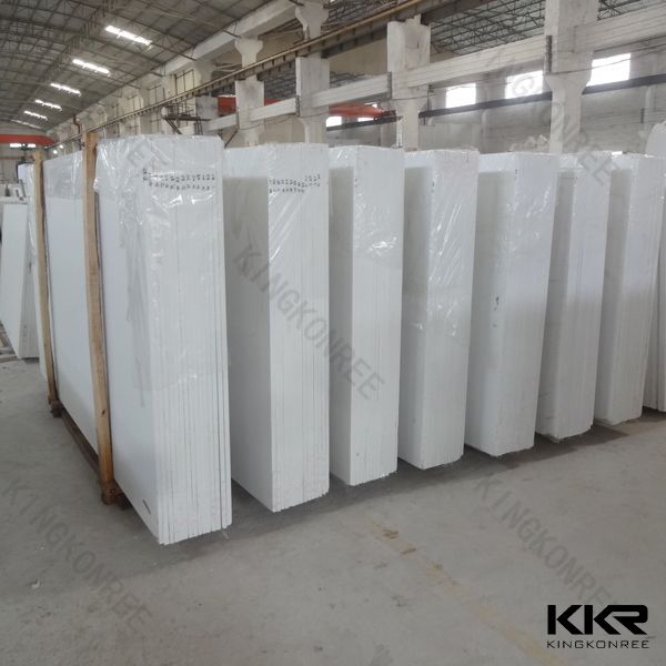 Purw white quartz stone (KKR-QF001)