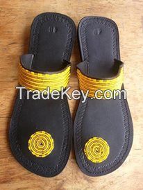 Yellow Strap Flat sandal
