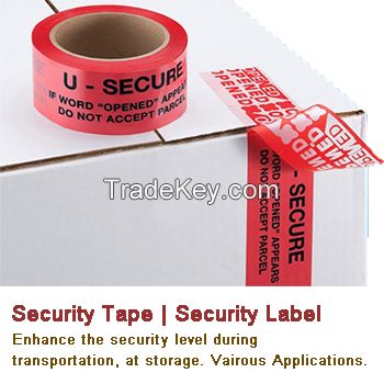 Packaging Tapes, Security Tapes