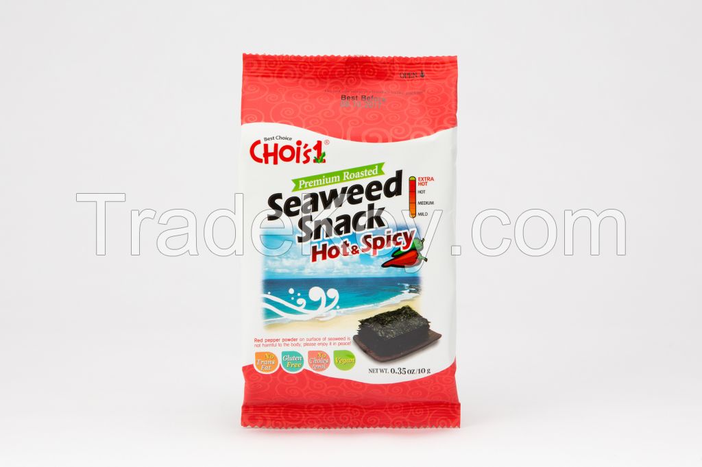 Choi&#039;s1 Seaweed Snack*HOT&amp;SPICY