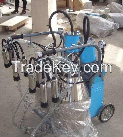 Portable Double and Single bucket milking machine for sale