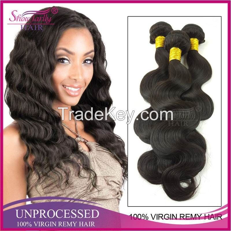 Top quality wholesale price unprocessed virgin brazilian hair weave bundles sew in hair extensions