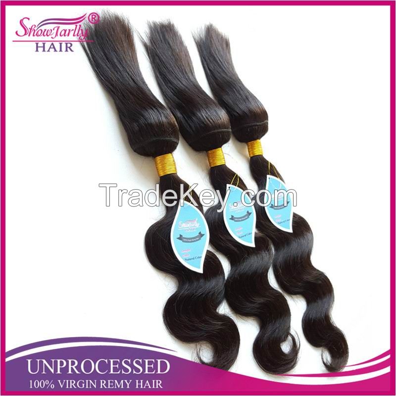 New arrival wholesale price braid in weave braid in human hair bundles no glue no thread no clips machine weft braid in virgin hair weave