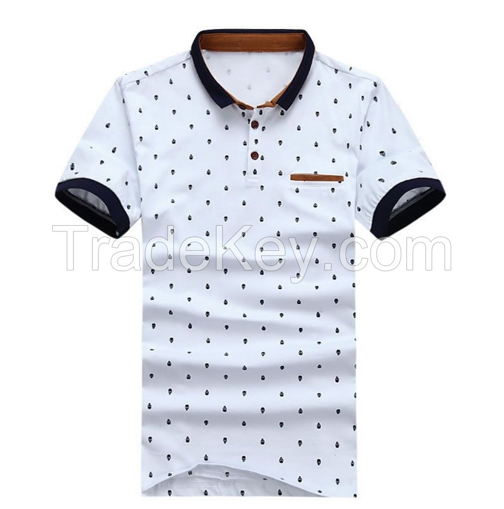     Men's short-sleeved polo shirts