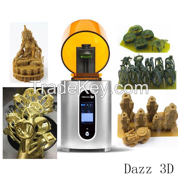 DLP 3D Printer from Dazz 3D, Jewelry / Dental /Watch/ Toy