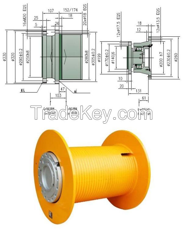 Winch Drive ZFT17W