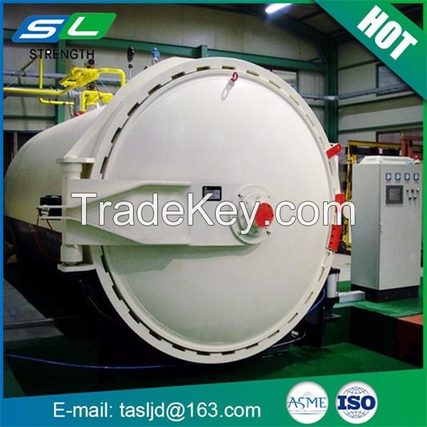 Industrial carbon steel manual control autoclave pressure vessel for sale