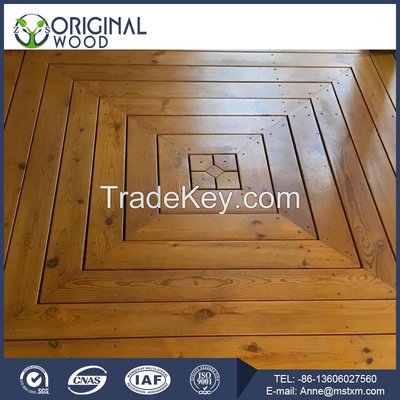 Factory Price Thermo wood Parquet Flooring for sale