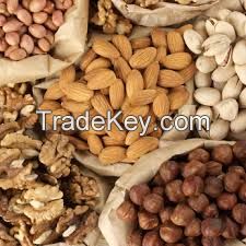 ALMOND NUTS,CASHEW NUTS,PISTACIOS,BRAZIL NUTS