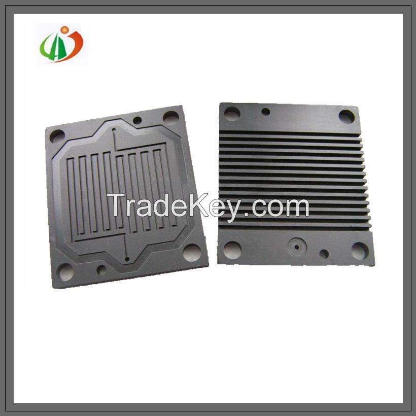 Graphite bipolar plate for hydrogen PEM fuel cell