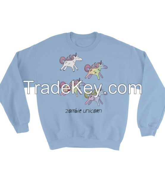 Zombie Unicorn Sweatshirt Unisex