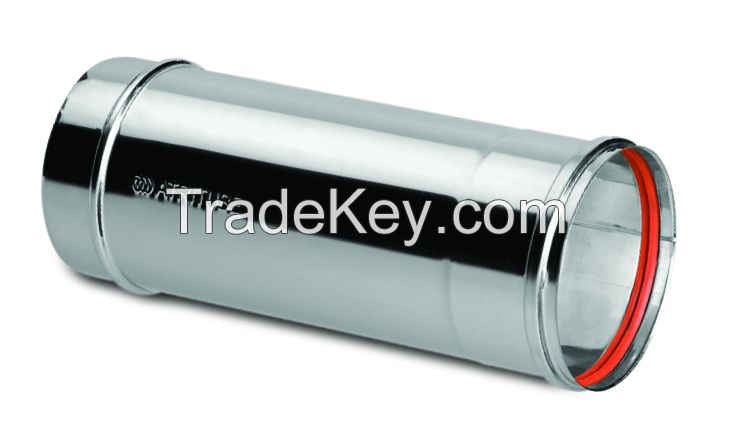 Chimney Flue Pipe, Tube - Single Wall Stainless Steel AISI 304/316L