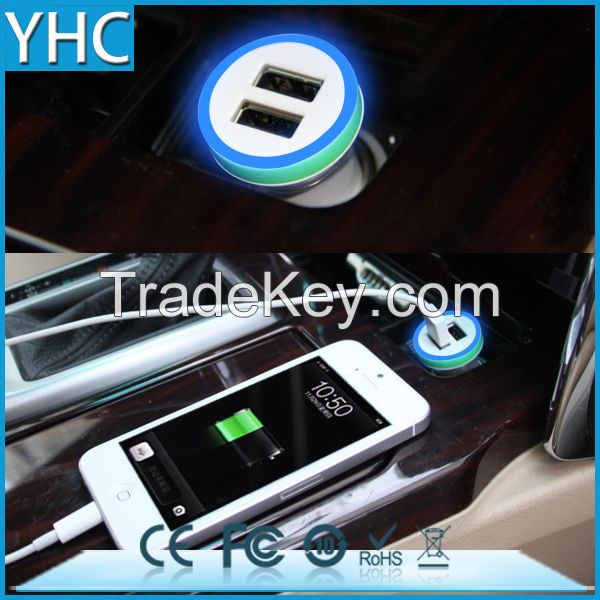 The promotional cheapest price oem service 2 port usb car charger for