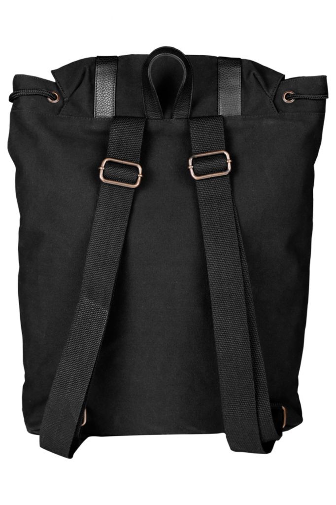 Heavy Canvas Mens' Backpack (Black)