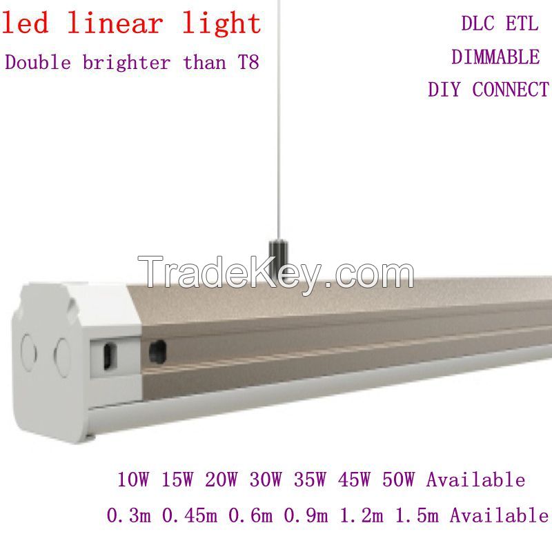 Dimmable LED Linear light with DLC