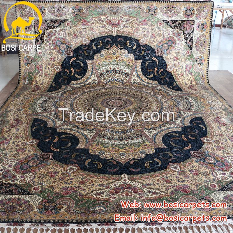 Handmade Silk persian carpet