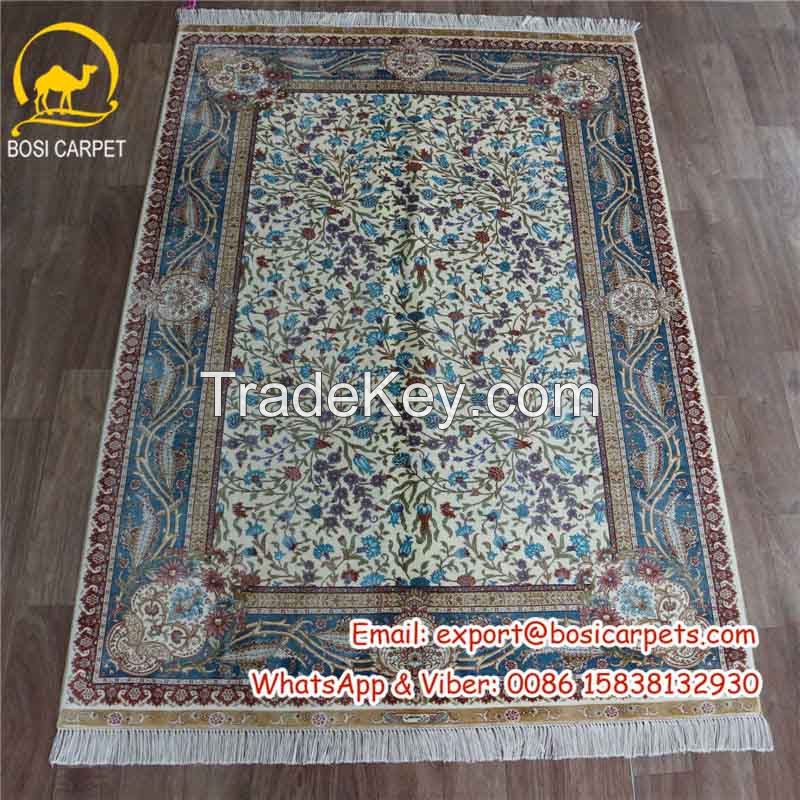 4x6ft Chinese handamde silk carpets