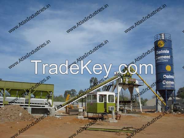 Mobile Concrete batch Plant