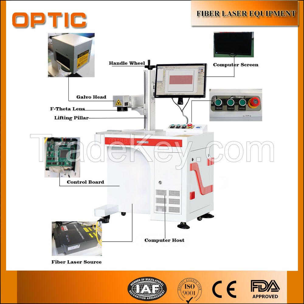 Optic China Fiber Laser Marking Machine