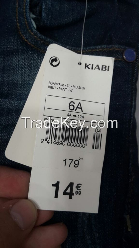 KIABI Brand Kids Denim Pant Size 3 To 10 Years