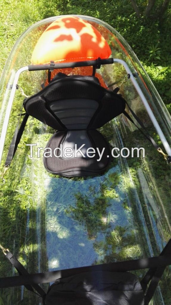 Fishing plastic clear canoe kayak