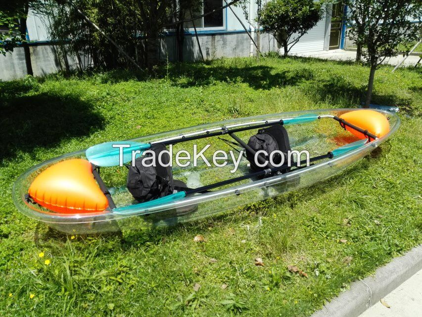 Fishing plastic clear canoe kayak