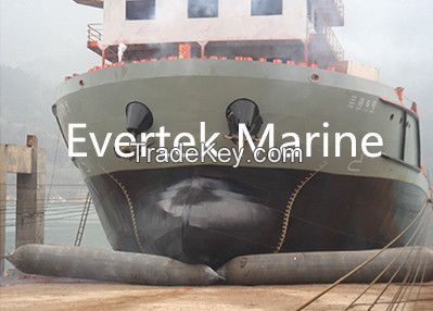 evertek ship launching landing rubber marine airbag