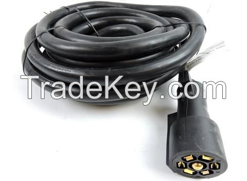 Universal Molded Trailer Light Plug Wiring Harness