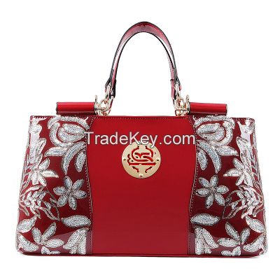 paillette patent leather handbags unique handbags 2017 luxury handbags women bags designer