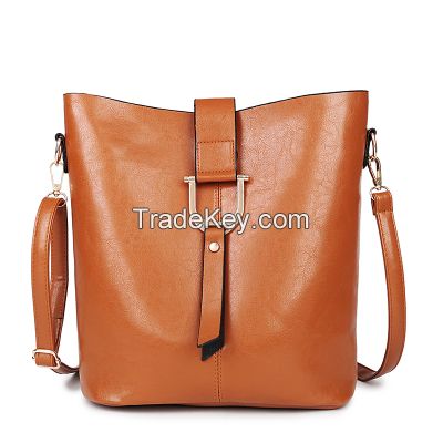 vintage leather 2sets bags women casual fashion chic cross body bag shoulder bag