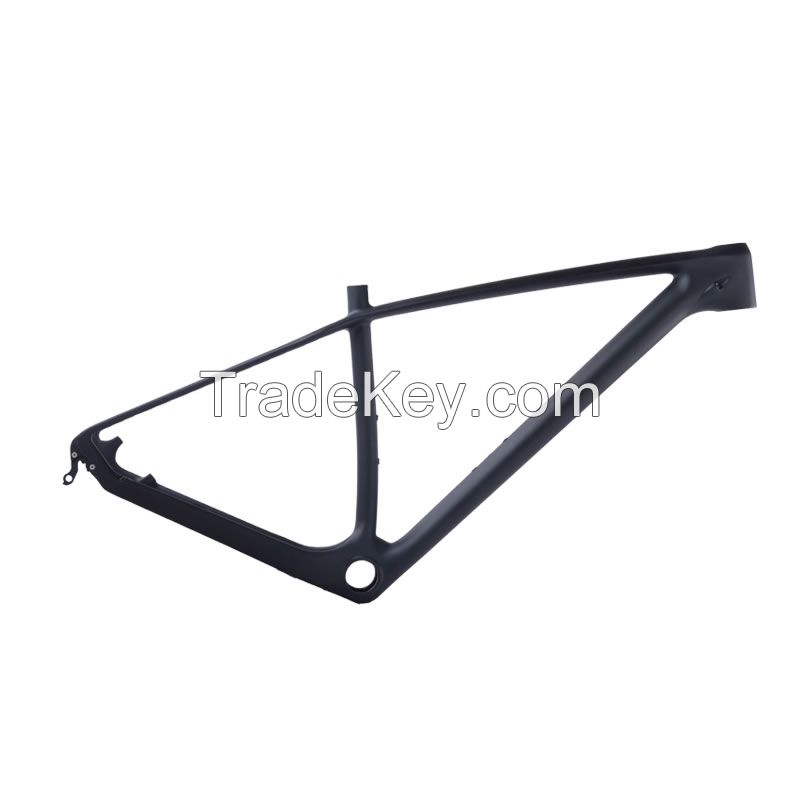 29ER/27.5ER T800 full carbon fiber carbon mountain frame,142*12mm thru axle and 135*9mm quick release carbon bicycle frame