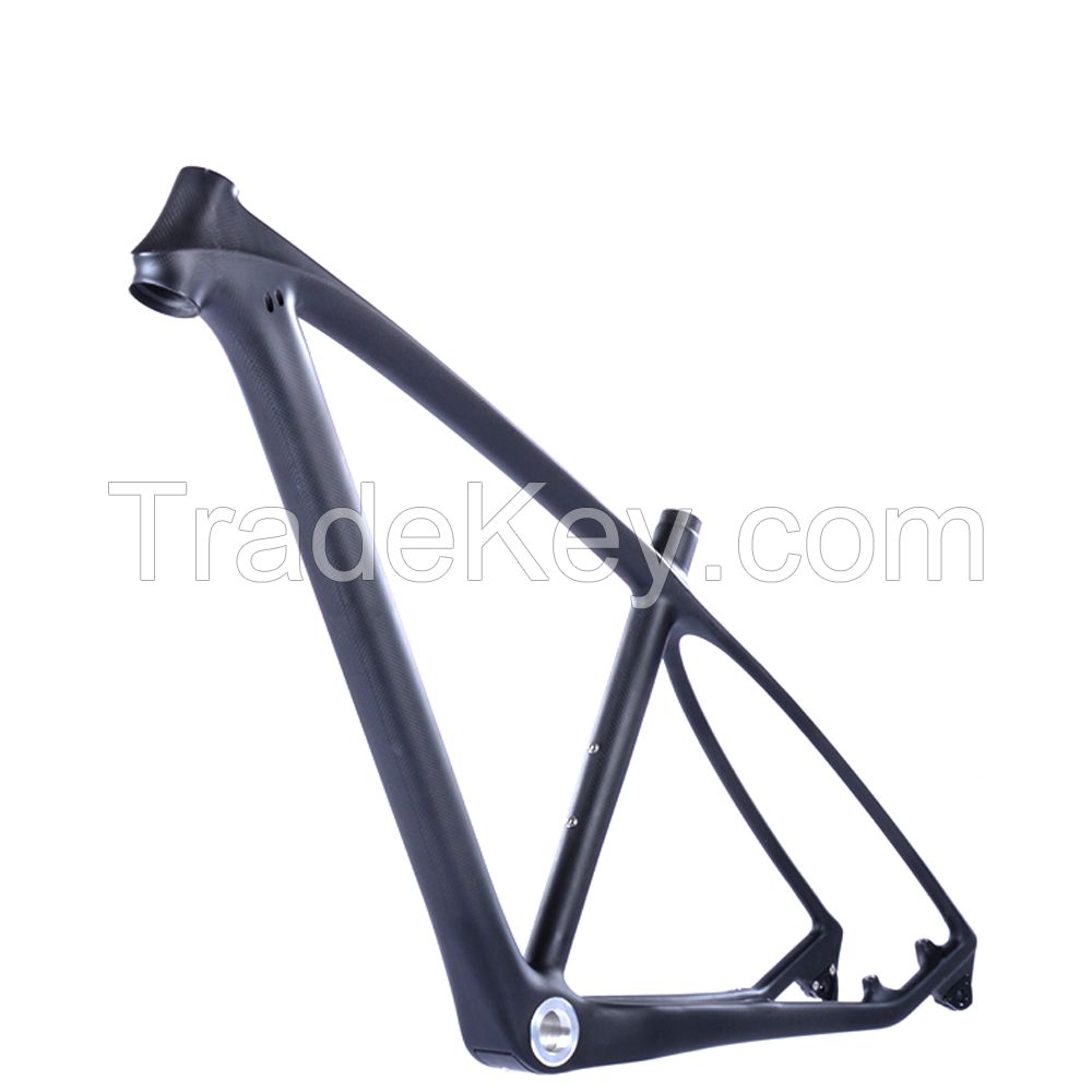 T800 carbon mtb frame 29er 15.5''/17.5''/19'' mountain bicycle framesets 142*12 thru axle mtb carbon frame 29er 135*9 compatible