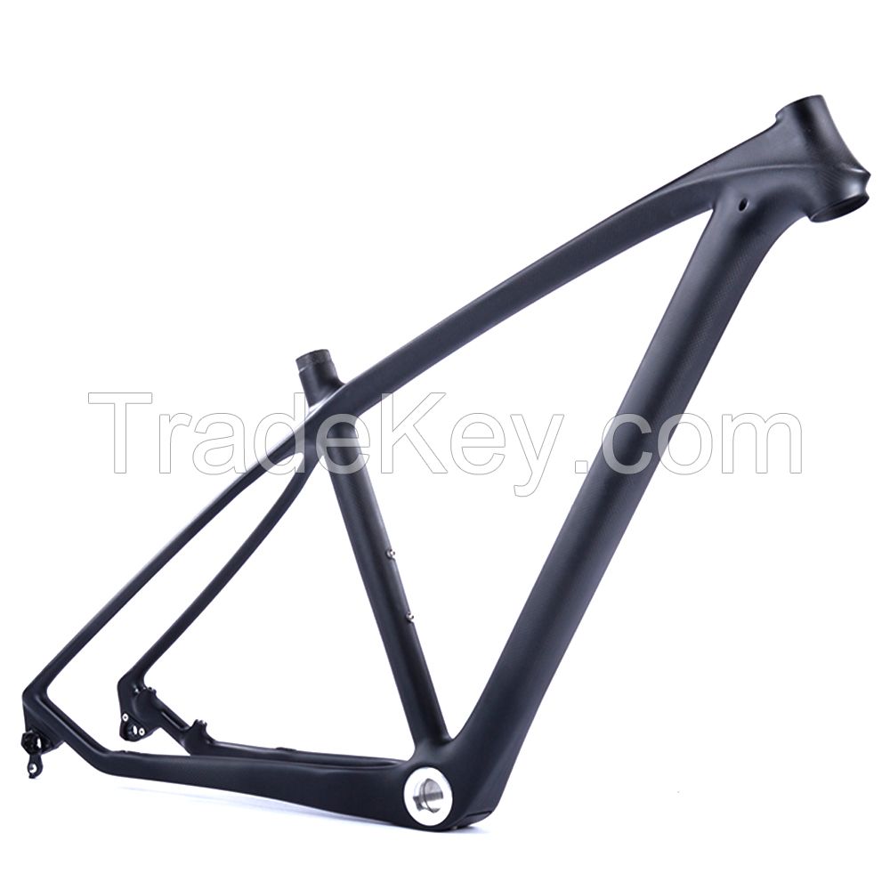 T800 carbon mtb frame 29er 15.5''/17.5''/19'' mountain bicycle framesets 142*12 thru axle mtb carbon frame 29er 135*9 compatible