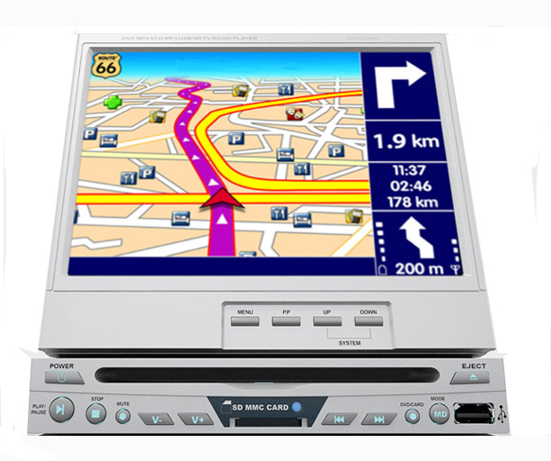 Car DVD Player Single DIN with SD Card USB Touch Screen (BO-3003D)
