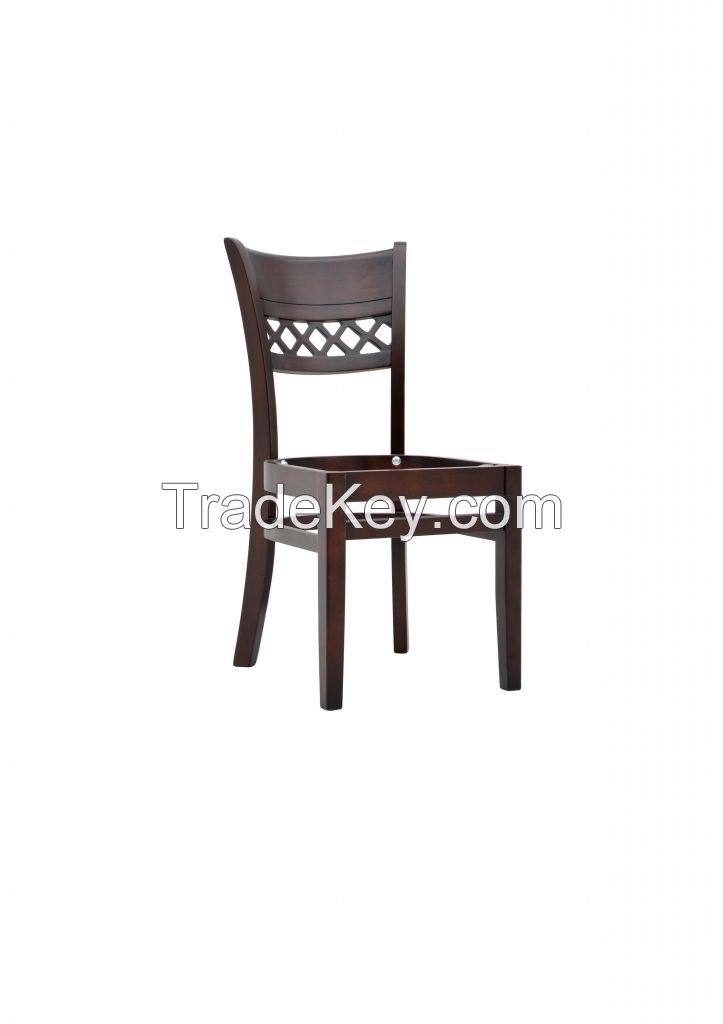 Solid beench wood North America Style restaurant chair