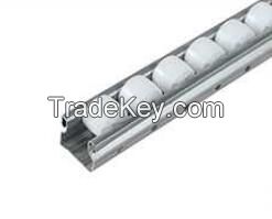 metal roller track for rack system