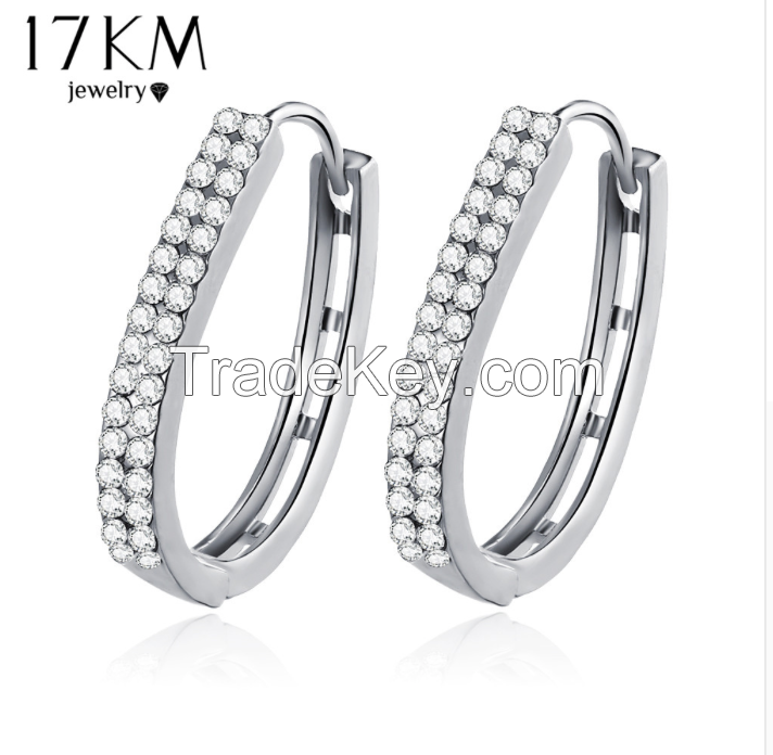 Big Circle Hoop Earrings