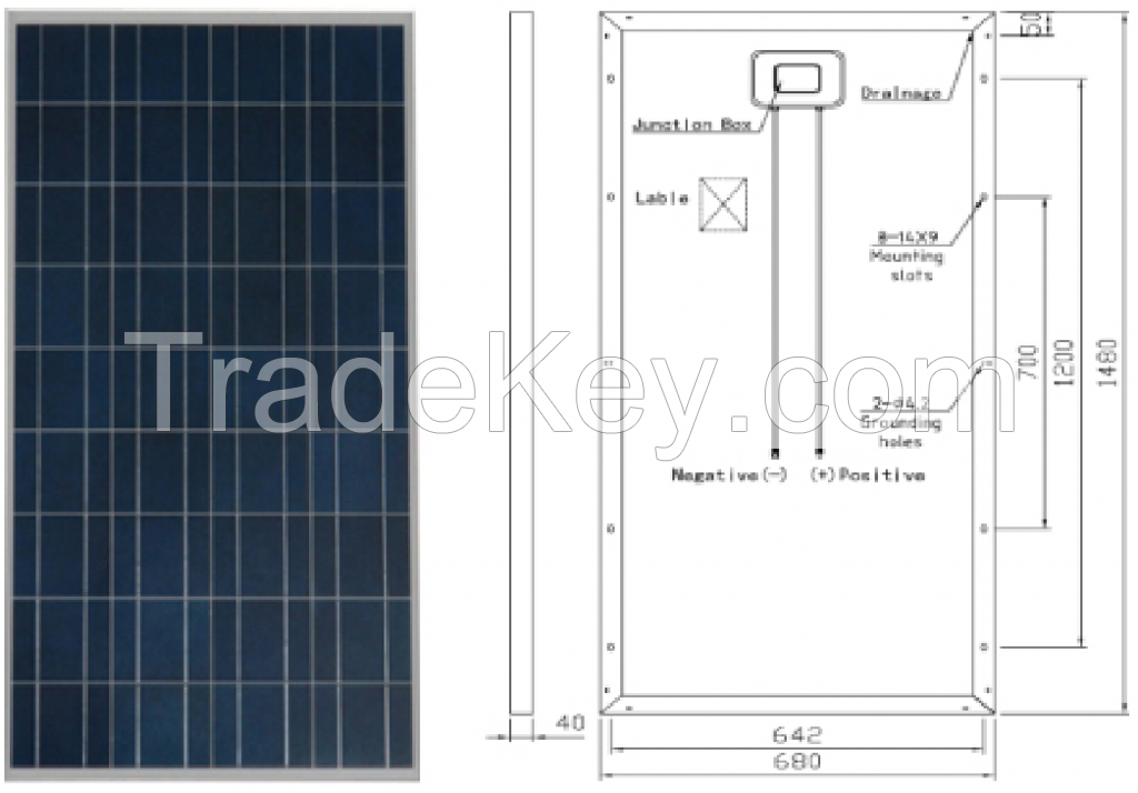 royalstar P 36 polycrystalline silicon photovoltaic solar energy generation system