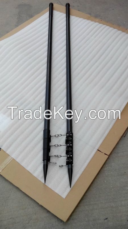 Carbon fiber outriggers for trolling fishing