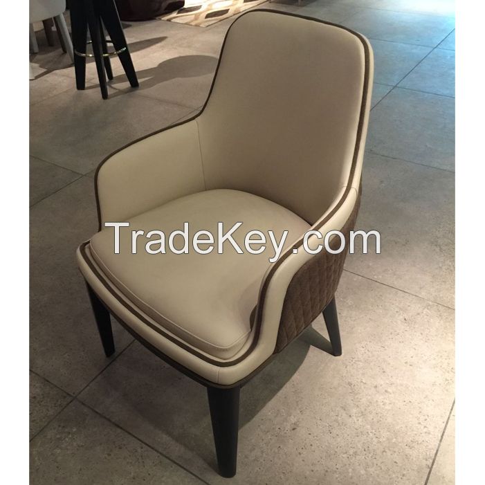 Bentely same item dining chair fabric dining chair real leather dining chair OEM factory