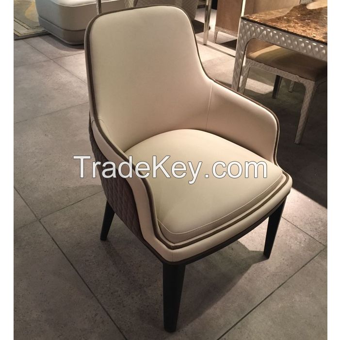 Bentely same item dining chair fabric dining chair real leather dining chair OEM factory
