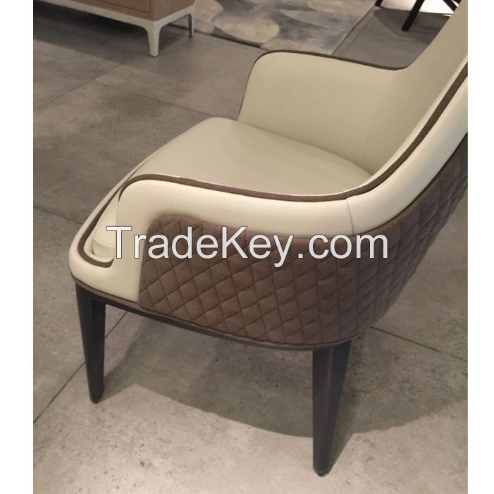 Bentely same item dining chair fabric dining chair real leather dining chair OEM factory