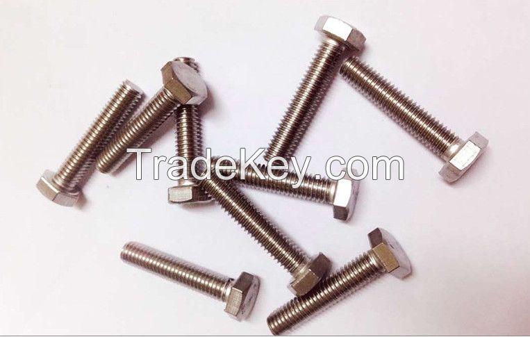 Outside the hexagon bolt A2-70 of 70 stainless steel bolt DIN933