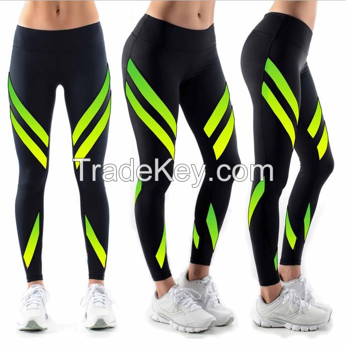 Wholesale Sexy Printed Yoga Fitness Pants Custom Gym Leggings