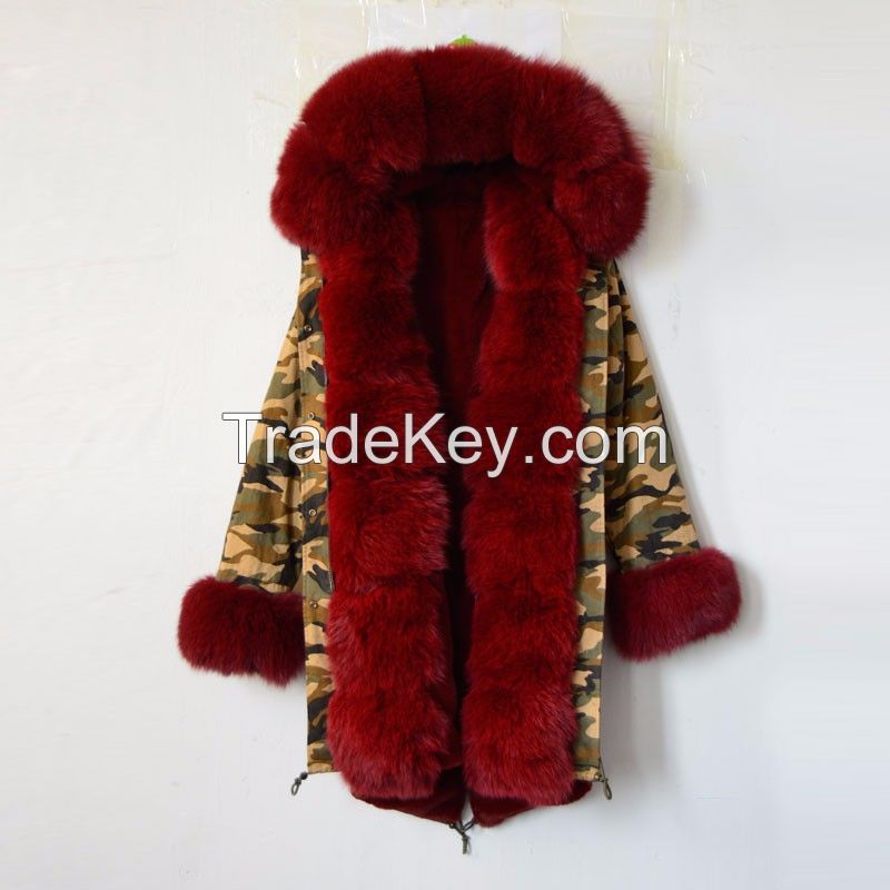 Womens Parka with Fur Lined