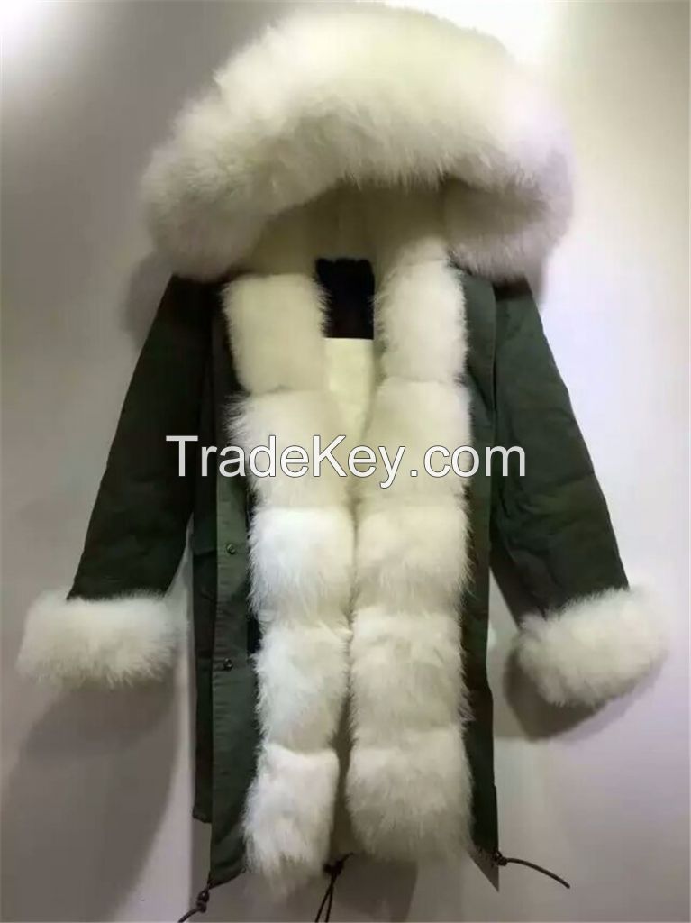 Womens Parka with Fur Lined